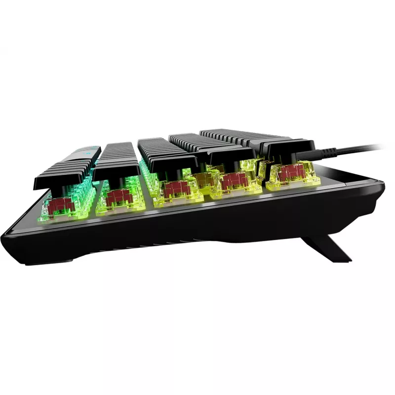 Vulcan II Mini Air, teclado gaming preto, layout DE, TITAN II Optical Red