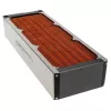 Radiador Aqua-Computer airplex radical 4/360 — alumínio/cobre/aço inoxidável, 400×140×73 mm