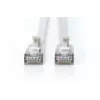 Cabo de patch DIGITUS CAT6A F-FTP, 7 m, cinzento, RJ-45–RJ-45, 10 Gbit/s