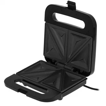 Sanduicheira Adler AD 3076 — sanduicheira compacta de mesa 1000 W, preto/prateado