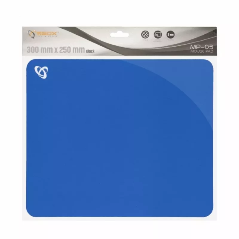 Tapete de rato em gel Sbox MP-03BL azul