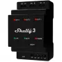 Shelly Pro 3 interruptor de relé WiFi/LAN/Bluetooth para calha DIN