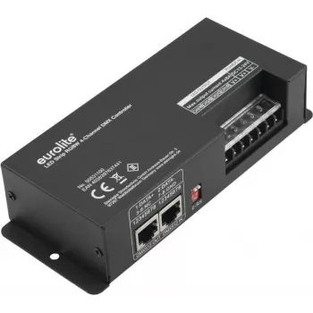 Controlador DMX para fita LED EUROLITE 50531100 4 canais RGBW para controlo de luz endereçável