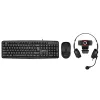 Tracer 4in1 Multi Office Set 46695: teclado USB, rato sem fios, webcam, auscultadores