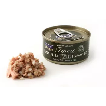 FISH4CATS Filete de Atum com Alga - comida húmida para gatos - 70 g