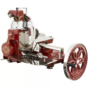 Berkel Volano B114 Máquina de cortar fiambre vermelha/dourada