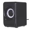 Altifalantes DEFENDER V11 11 W com fios 2.1 altifalantes satélite de secretária, USB 5 V, preto