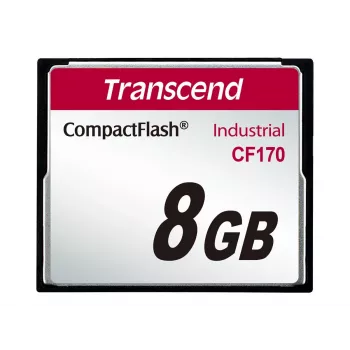 Transcend Industrial - Cartão de memória flash - 8 GB - 170x - CompactFlash (TS8GCF170)