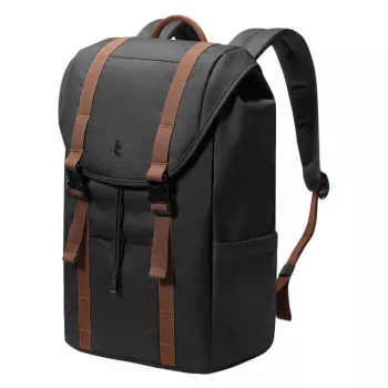 Mochila para portátil Tomtoc VintPack-TA1, capacidade 22 L, compatível com até 15,6
