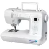 Máquina de costura doméstica mecânica lucznik Malwina 2070 — 63 pontos, largura de ponto 7 mm, 99 programas, casa de botão automática, braço livre