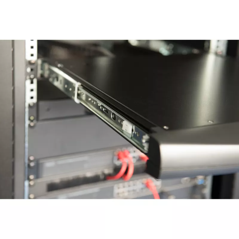 Consola KVM Digitus 19 polegadas HD LCD 16 portas VGA teclado alemão