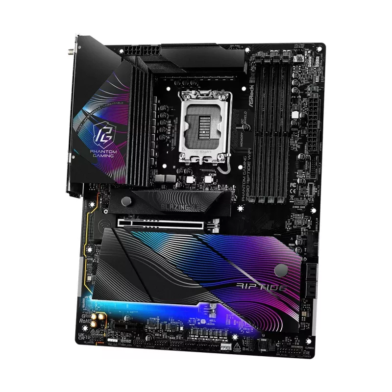 Motherboard ASRock Z890 Riptide WiFi — Intel Z890, LGA1851, ATX, DDR5, 4 DIMM, Wi‑Fi 7, LAN 2.5Gb, Thunderbolt 4