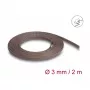 Manga de cabo DeLOCK 20896 castanho poliéster 3mm