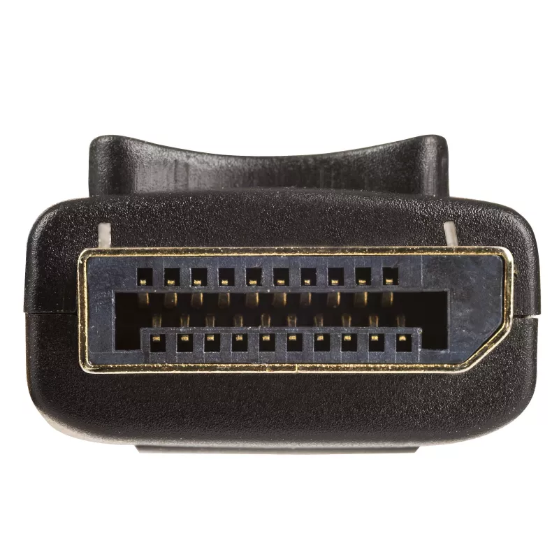 Cabo DisplayPort Akyga AK-AV-10, macho/macho, fichas banhadas a ouro, 1,8 m, preto