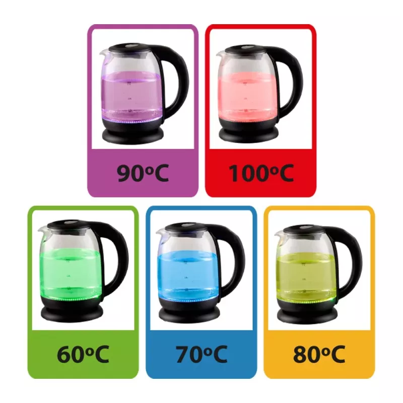 Esperanza EKK027 chaleira elétrica 1,7 L 2200 W preto, transparente