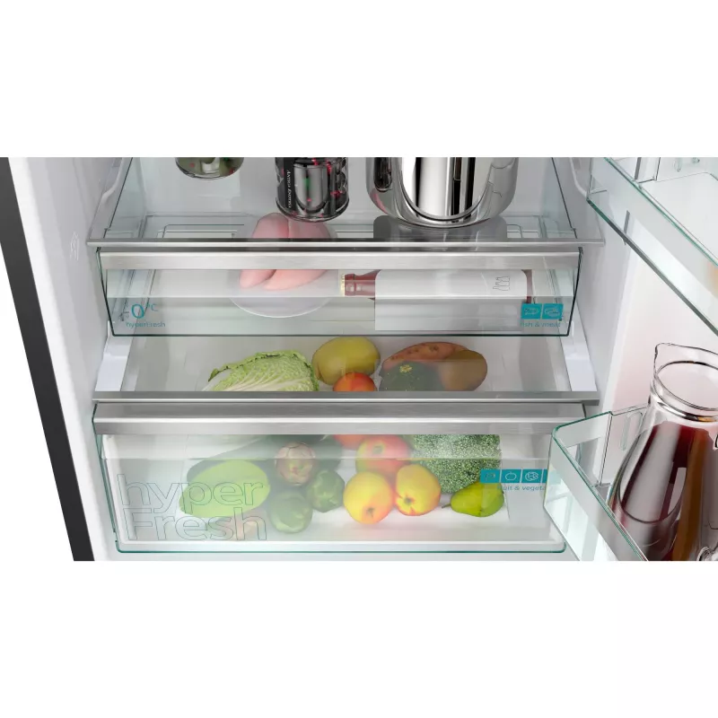 Siemens KG49NAXCF combinado frigorífico-congelador independente 440 L aço inoxidável