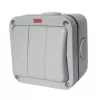 Interruptor de superfície 3 canais, IP66, EU