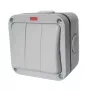 Interruptor de superfície 3 canais, IP66, EU