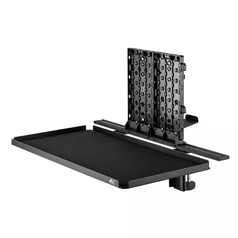 Prateleira de extensão para secretária NanoRS RS174 — prateleira compacta para monitor/peças pequenas, capacidade de carga 20 kg
