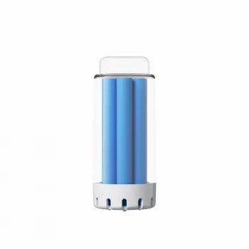 Almofadas de limpeza de substituição para pavimentos duros para Ecovacs DEEBOT N30 PRO OMNI — pack de 6 — azul/branco