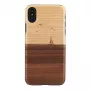 Capa para smartphone man and wood para iPhone X/XS – modelo mare, preto
