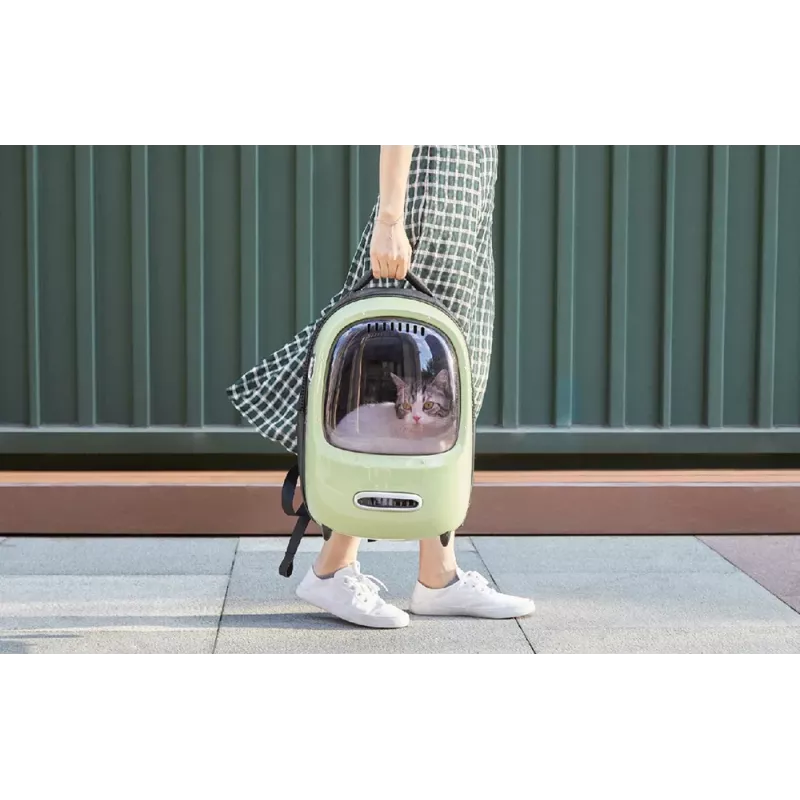 Mochila de viagem para animais de estimação PetKit Breezy 2 (Verde)