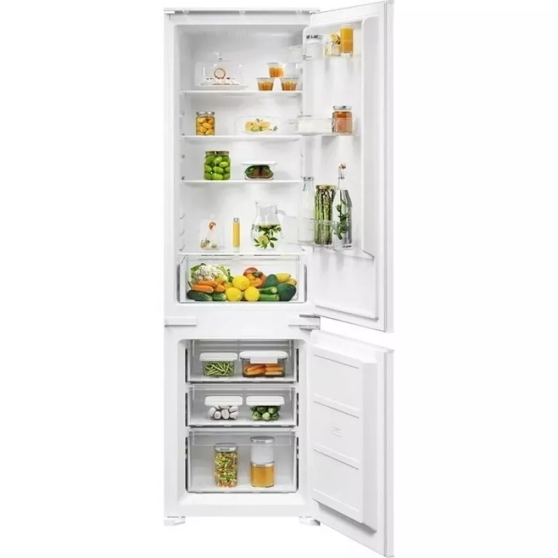 Combinado de encastrar Electrolux ENS3SE18S – aço inoxidável, congelador em cima, porta reversível, classe de eficiência energética E