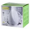 Chaleira elétrica Maestro MR-073 1,5 l 1500 W branca, controlo por alavanca, indicador de nível de água
