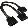 Adaptador de alimentação SATA em Y Sharkoon 4P Molex 0,15 m preto – Digital/Dados – alimentação