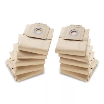Saco de pó Karcher 6.904-333.0 para aspirador de chão, papel, areia, 10 unid.