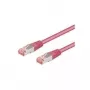 Cabo de rede Goobay 93339 magenta 0,25 m Cat6