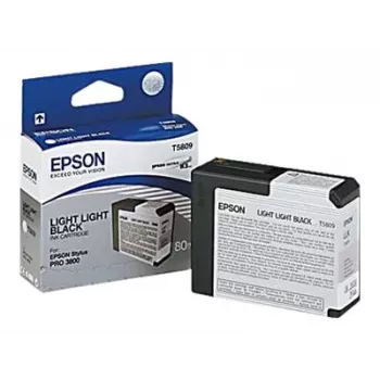 Epson Singlepack Light Light Black T580900, preto claro, tinta pigmentada, 80 ml, 1 unid.
