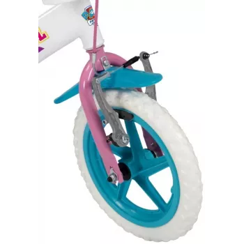 Bicicleta infantil TOIMSA 12 polegadas Paw Patrol branca 1281 menina