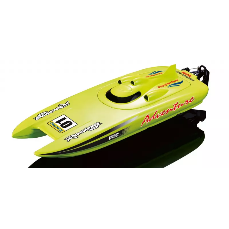 Amewi Rennkatamaran Adventure - Ready-to-Run (RTR) - Green - barco - motor elétrico - 2.4 GHz - iões de lítio (Li-Ion) (26074)
