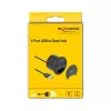 Hub USB DeLOCK 64153 Type-A 5000 Mbit/s preto