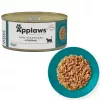APPLAWS peixe oceânico em caldo - comida húmida para gatos - 156g