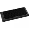 Refrigeração líquida All-in-One DeepCool LE240 V2 240mm, 2 ventoinhas de 120mm, rolamento hidráulico, suporte AM5, tubos de 41 cm, preto
