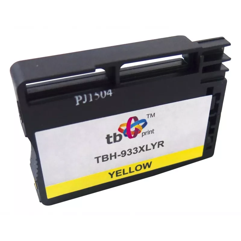 TB TBH-933XLYR Cartucho de tinta remanufaturado para HP Officejet 6100 ePrinter (HP 933XL), amarelo