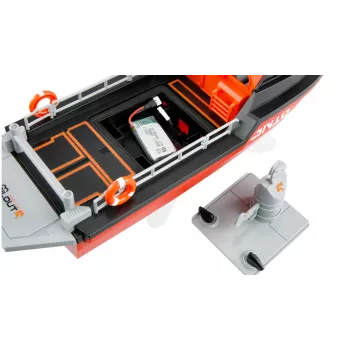 Barco de salvamento Amewi 26117 — propulsão jato Brushless, 320 mm, preto/vermelho