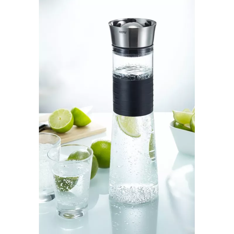 Decantador de vinho GEFU CASCADA 1 L plástico, aço inoxidável