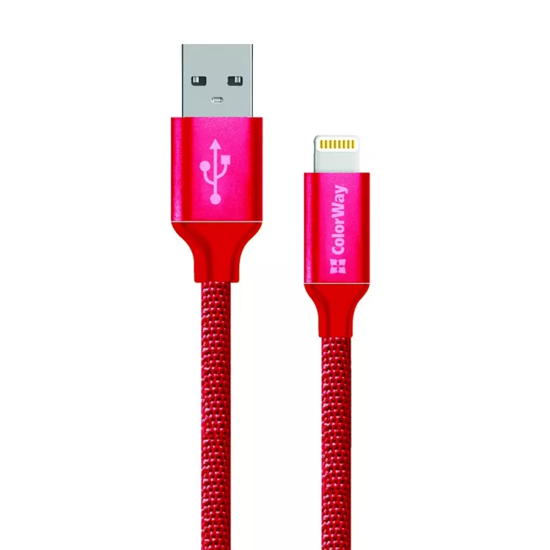 ColorWay | Cabo de dados | Apple Lightning | Cabo de carregamento | 2,1 A