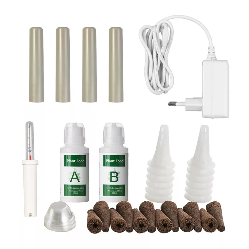 Sistema inteligente de cultivo de plantas de interior GreenBlue, vaso SMART, capacidade 4L, para 12 plantas, LEDs de espetro completo, GB133