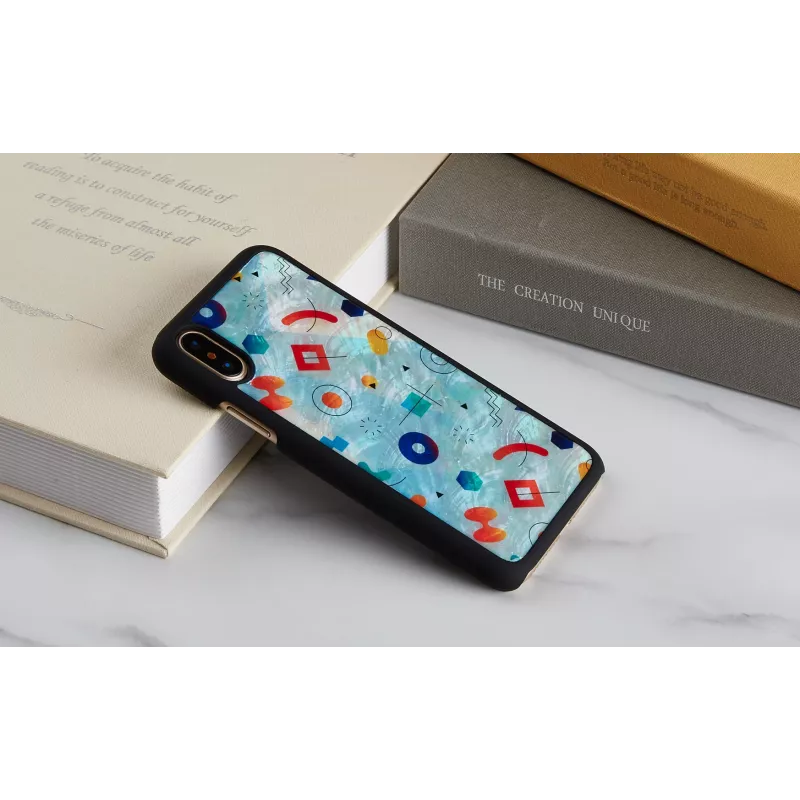 iKins Poppin Rock capa para iPhone XS/X, preta