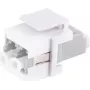 Conector keystone de fibra ótica ShiverPeaks LC-LC duplex bege — modelo 08-10204