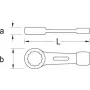 Chave de caixa Gedore 6476080 Peso 1,58 kg Profundidade da embalagem 93 mm Altura da embalagem 26 mm