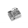 Indicador de caudal EK Water Blocks preto transparente 1/4 polegadas