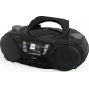 Sencor SPT 6510DB boombox portátil DAB+, CD/MP3/USB/SD, Bluetooth 5.3, FM RDS, 16 W, preto