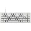 Teclado gaming mecânico TKL XTRFY K5 RGB – tenkeyless, transparente/branco