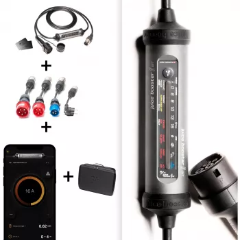 Juice Technology JUICE BOOSTER 3 air Country EU Traveller Set (antracite/preto, 1,4 - 11 kW, cabo de 3,1 metros)