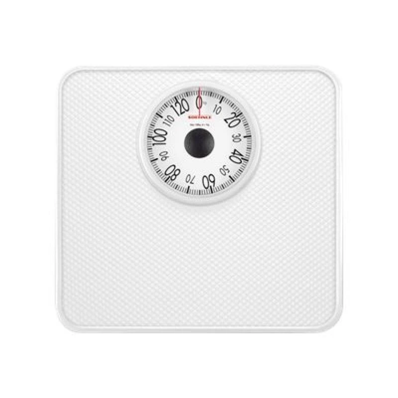 Balança de pessoas mecânica Soehnle Tempo Rectangle branca